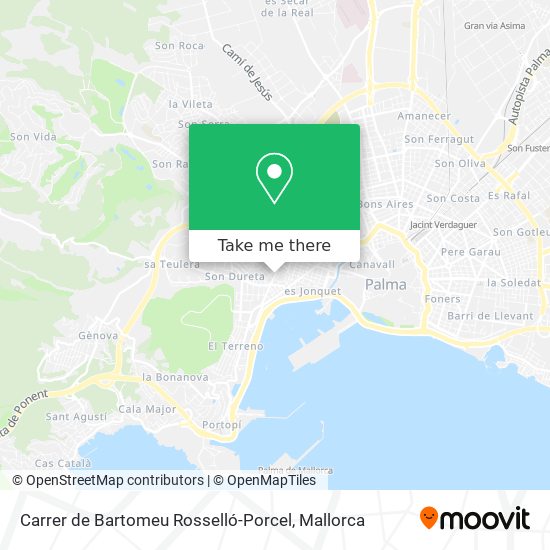 mapa Carrer de Bartomeu Rosselló-Porcel