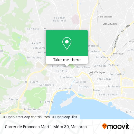 mapa Carrer de Francesc Martí i Móra 30