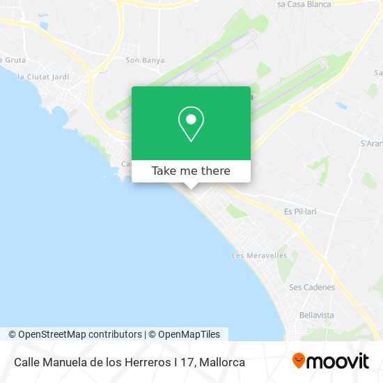 mapa Calle Manuela de los Herreros I 17