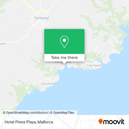 Hotel Pinos Playa map