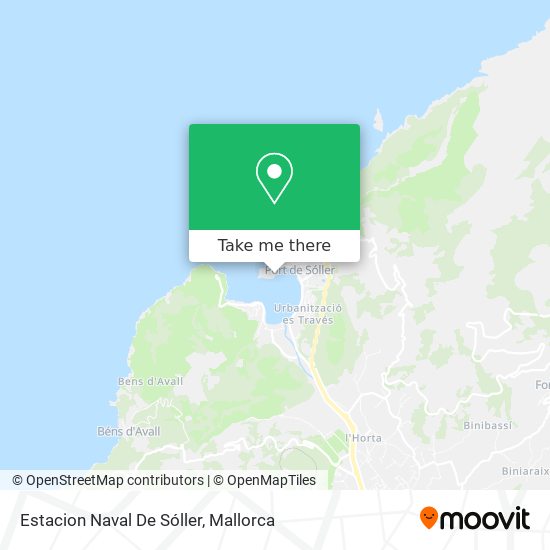 mapa Estacion Naval De Sóller