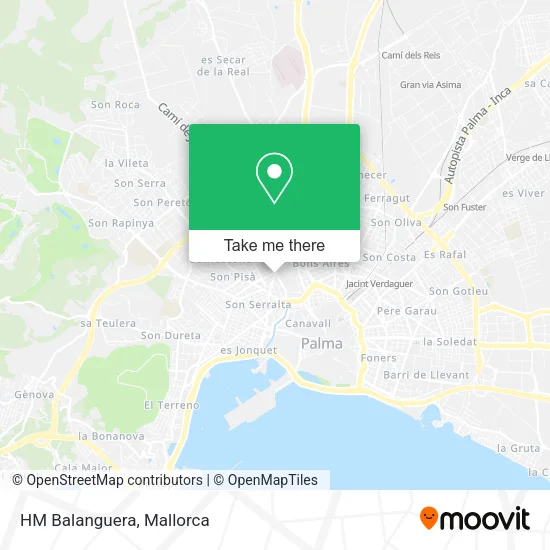 HM Balanguera map