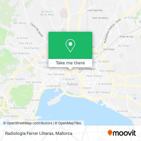 Radiología Ferrer Lliteras map