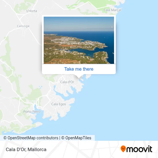 Cala D'Or map