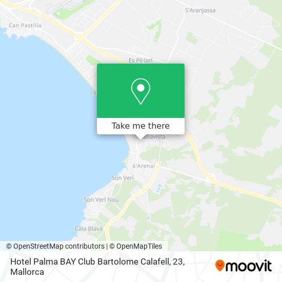 Hotel Palma BAY Club Bartolome Calafell, 23 map