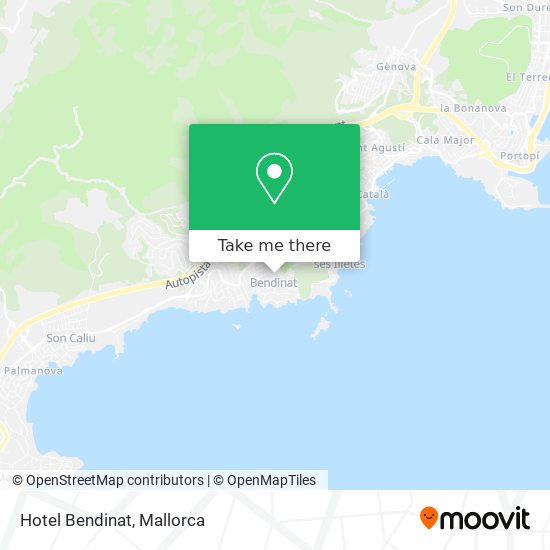 Hotel Bendinat map