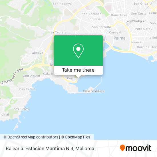 Balearia. Estación Marítima N 3 map