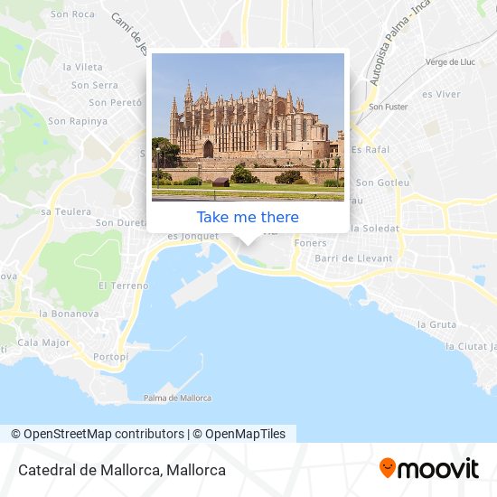 mapa Catedral de Mallorca