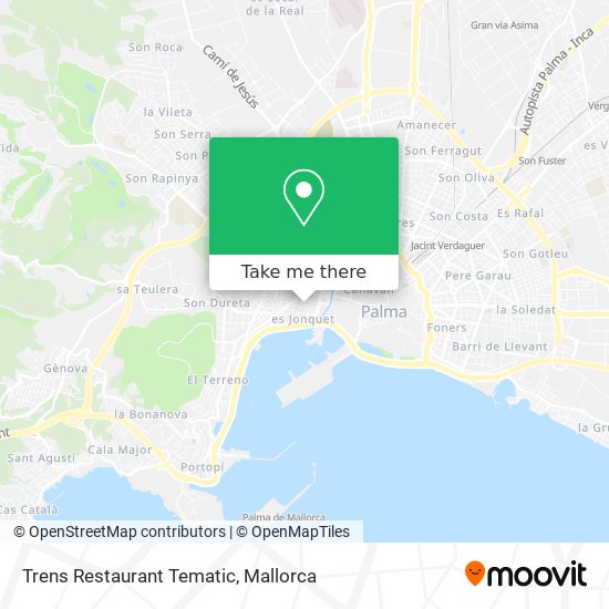 Trens Restaurant Tematic map