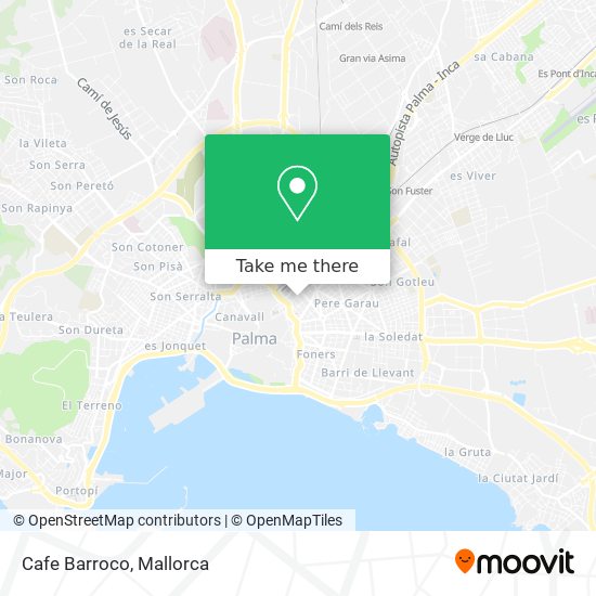 Cafe Barroco map