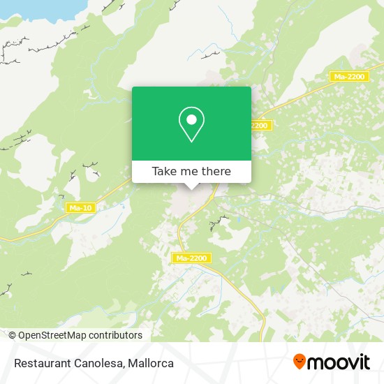mapa Restaurant Canolesa