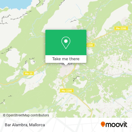 Bar Alambra map