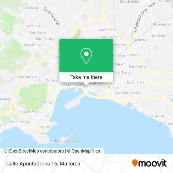 Calle Apuntadores 16 map