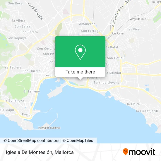 Iglesia De Montesión map