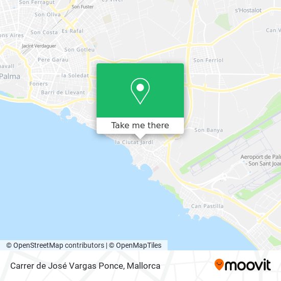 mapa Carrer de José Vargas Ponce