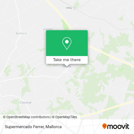 Supermercado Ferrer map