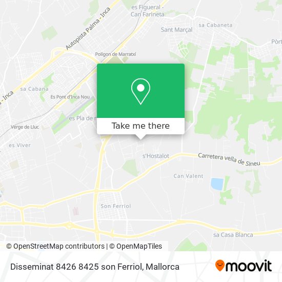 Disseminat 8426 8425 son Ferriol map