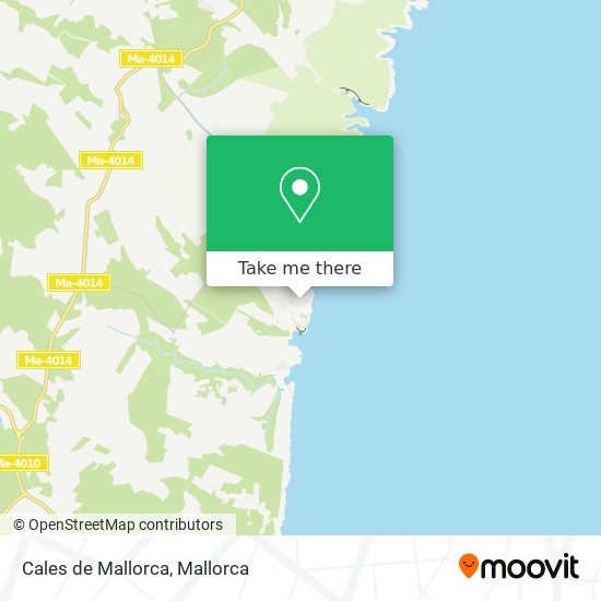 Cales de Mallorca map