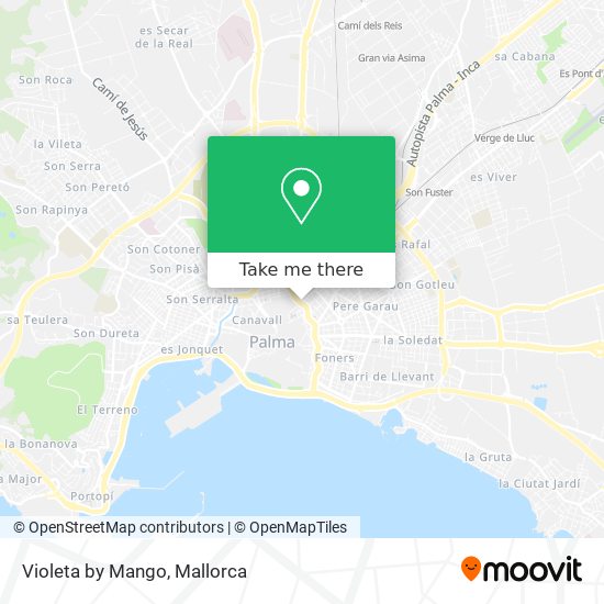 Violeta by Mango map