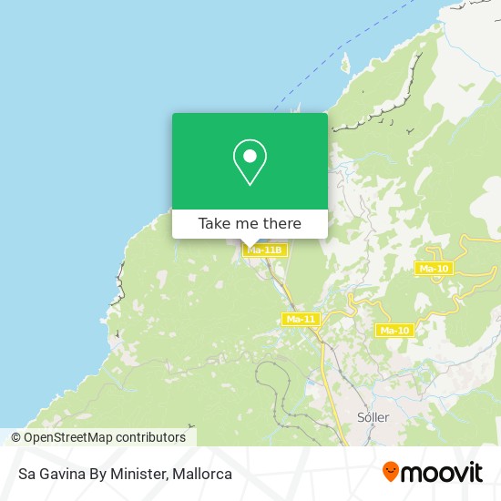 Sa Gavina By Minister map