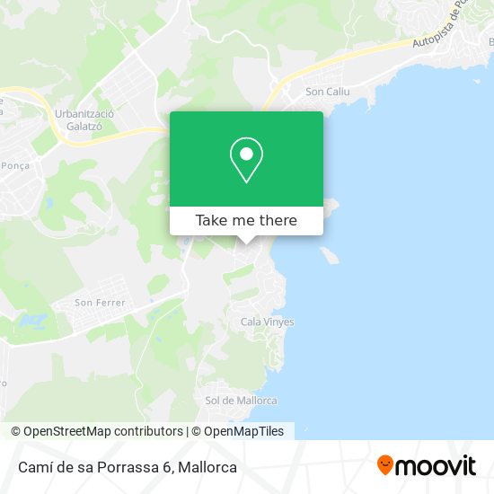 mapa Camí de sa Porrassa 6