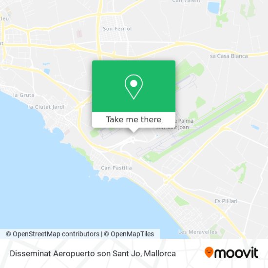Disseminat Aeropuerto son Sant Jo map