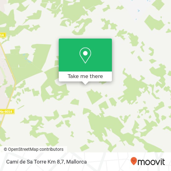 mapa Camí de Sa Torre Km 8,7