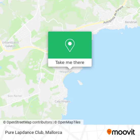 Pure Lapdance Club map