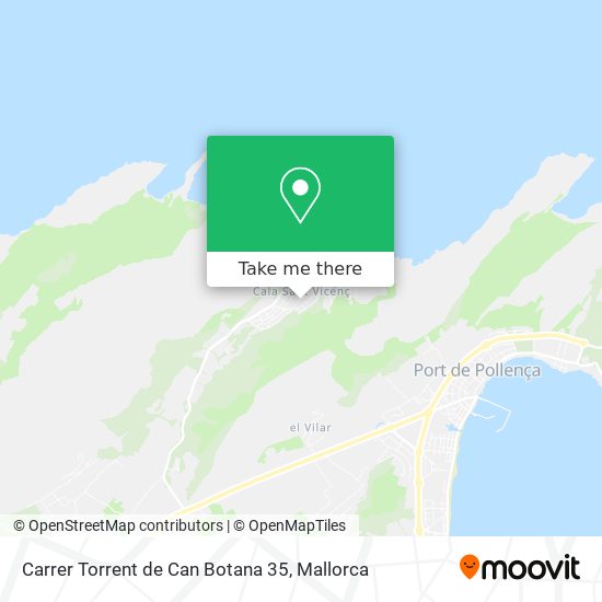 Carrer Torrent de Can Botana 35 map