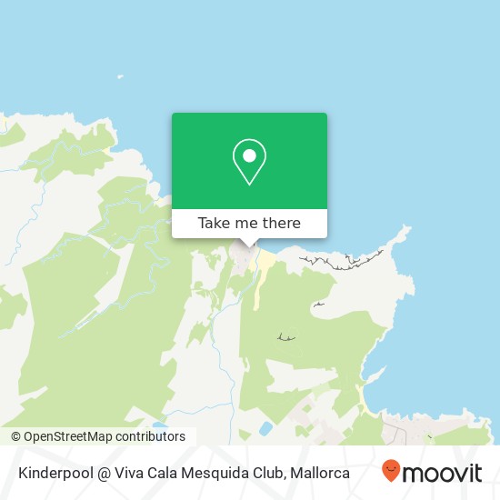 Kinderpool @ Viva Cala Mesquida Club map