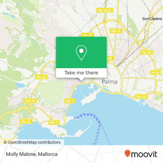 mapa Molly Malone