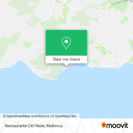 Restaurante CA'l Reiet map