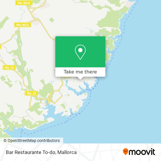 Bar Restaurante To-do map