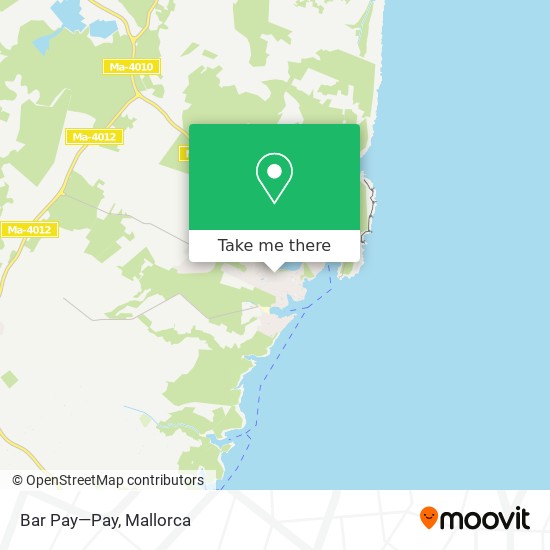 mapa Bar Pay—Pay