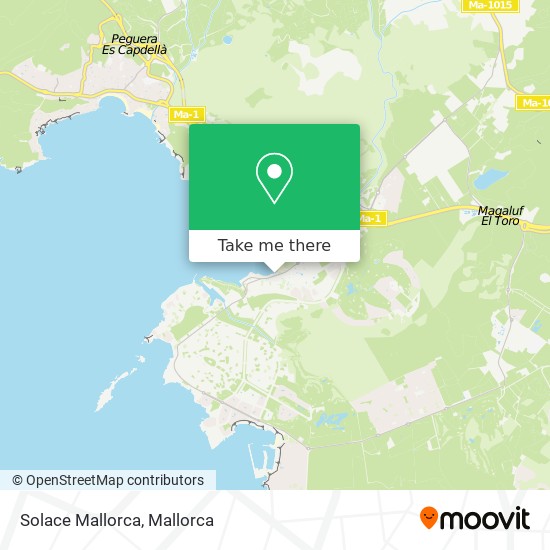 mapa Solace Mallorca