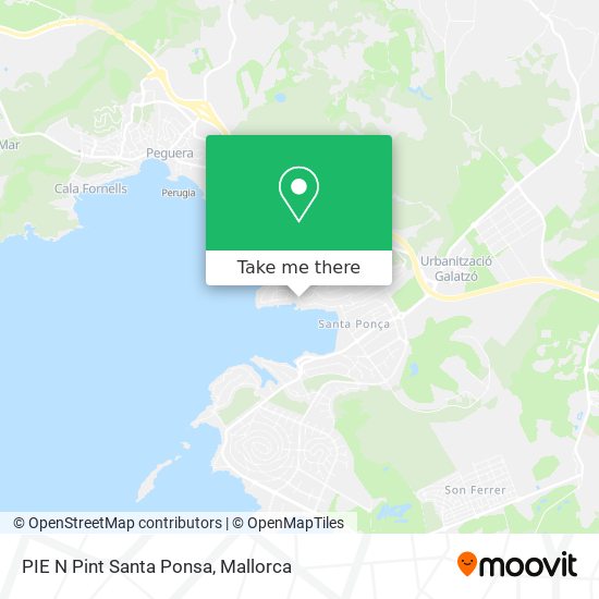 PIE N Pint Santa Ponsa map