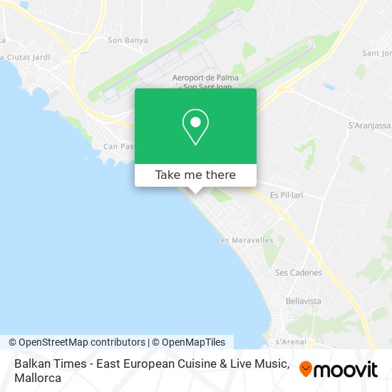 Balkan Times - East European Cuisine & Live Music map