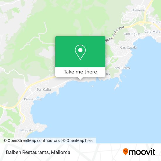 Baiben Restaurants map