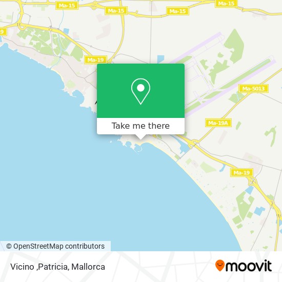 mapa Vicino ,Patricia