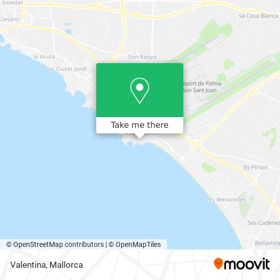 Valentina map
