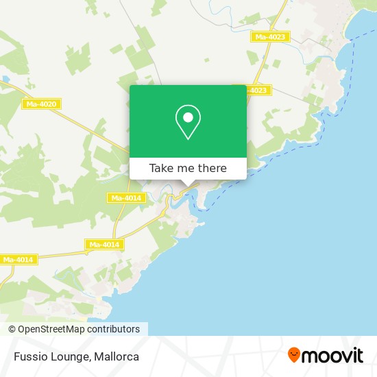 Fussio Lounge map