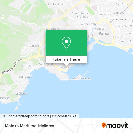 mapa Moloko Maritimo
