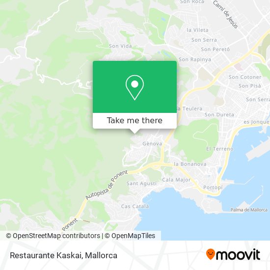 mapa Restaurante Kaskai