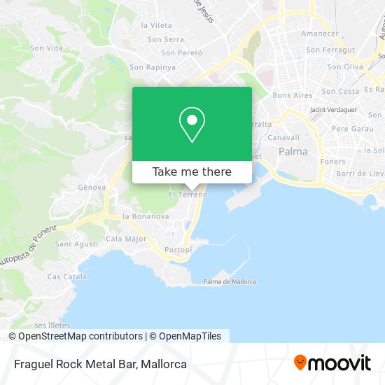 mapa Fraguel Rock Metal Bar