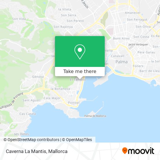 mapa Caverna La Mantis