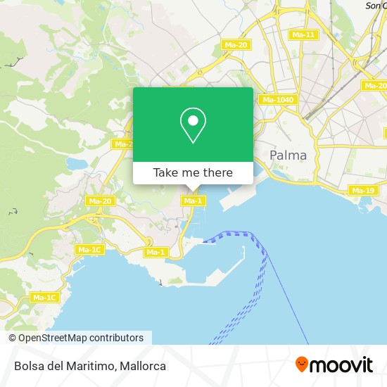 Bolsa del Maritimo map