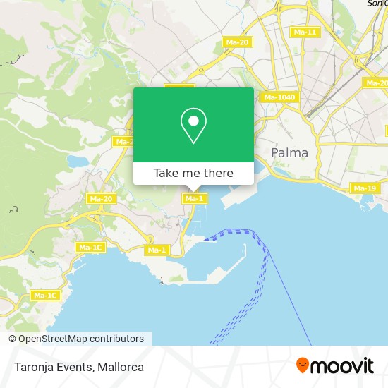 Taronja Events map