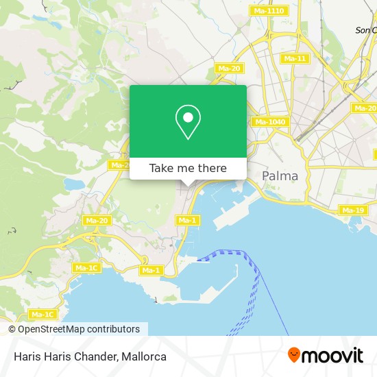 mapa Haris Haris Chander