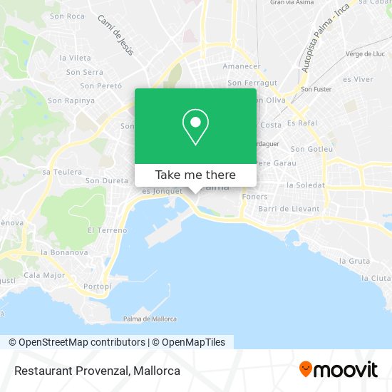 Restaurant Provenzal map