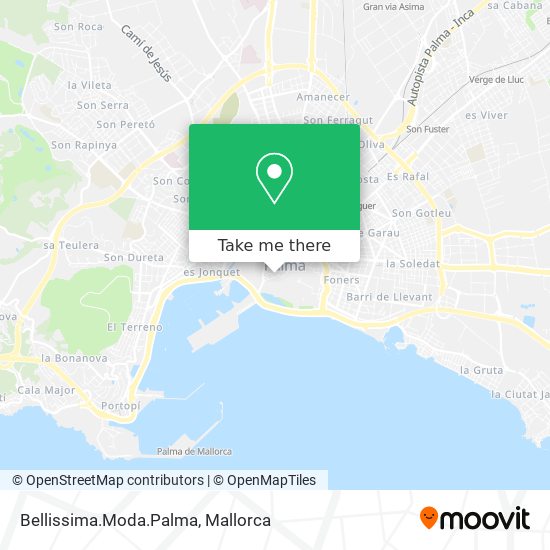 Bellissima.Moda.Palma map